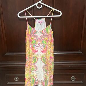 Lily Pulitzer Colorful Paisley Slip Dress
